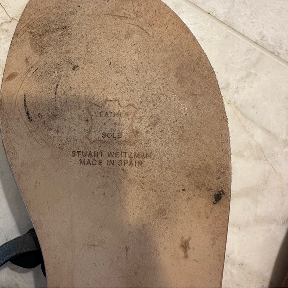 Stuart Weitzman Women's Zebra print Flat Sandal - Picture 6 of 7